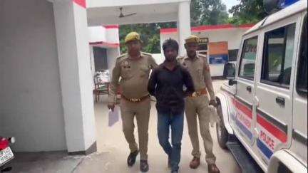 धनौरा: बछरायूं थाना पुलिस ने जान से मारने की धमकी देने वाले आरोपी को किया गिरफ्तार