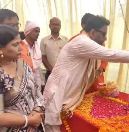 बीघापुर: ब्लाक मुख्यालय सुमेरपुर, भगवंतनगर में अहिल्याबाई होलकर त्रिशताब्दी स्मृति अभियान कार्यक्रम में विधायक आशुतोष शुक्ला पहुंचे