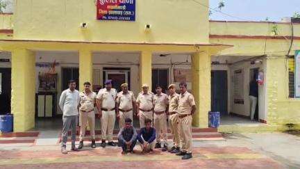 पचपहाड़: भवानीमंडी में अवैध मादक पदार्थ डोडा चुरा के साथ 2 तस्कर गिरफ्तार, 9 किलो 435 ग्राम डोडा चूरा किया ज़ब्त