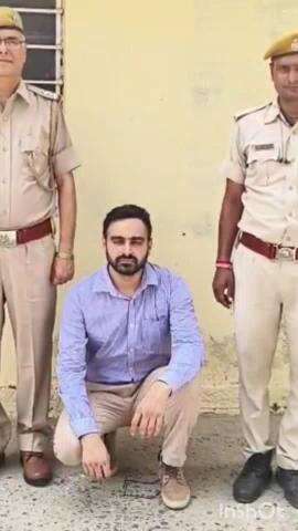 भरतपुर: पुलिस ने ऑनलाइन गेम के माध्यम से 400 करोड़ रुपए की साइबर ठगी के आरोपी को किया गिरफ्तार
