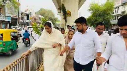 बहादुरगढ़: चेयरपर्सन सरोज राठी ने दिल्ली-रोहतक रोड पर ₹2 करोड़ के डिवाइडर सौंदर्यीकरण कार्य का किया शुभारंभ
