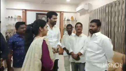 కాకాని కూతురు పూజితతో ఎమ్మెల్సీ పర్వత రెడ్డి నెల్లూరులో భేటీ