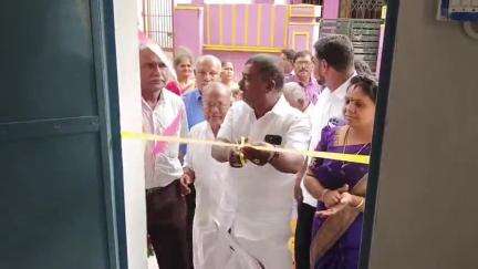 கோவில்பட்டி: கோவில்பட்டி 13 வது வார்டு பகுதியில் மின் மோட்டார் அறை திறப்பு விழா சேர்மன் திறந்து வைத்தார்