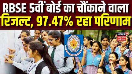RBSE 5th Result Out : RBSE 5वीं बोर्ड में कुल 97.47% रहा परिणाम | Madan Dilawar| Education News |Top