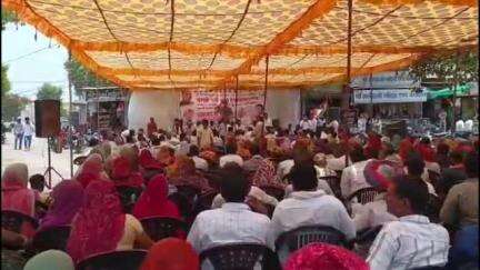 चित्तौड़गढ़: पूर्व राज्यमंत्री जाड़ावत के नेतृत्व में बस्सी ग्रामीण मंडल ने उप जिला चिकित्सालय निर्माण को लेकर दिया धरना
