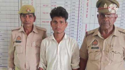 सिरसागंज: कस्बा अरांव नदी पुल बाईपास से पुलिस टीम ने एक अभियुक्त को अवैध देशी शराब के साथ गिरफ्तार किया