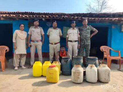 बलरामपुर: अवैध महुआ शराब के मामले में आबकारी विभाग ने की बड़ी कार्रवाई, एक आरोपी को किया गिरफ्तार