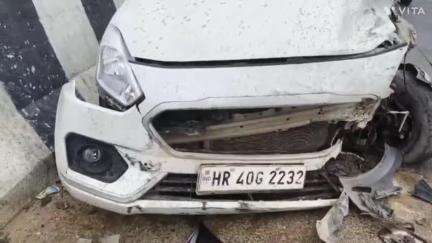जींद: जींद में रेलवे ओवरब्रिज पर कार ने बाइक को टक्कर मारी, पांच बहनों के इकलौते भाई की मौत