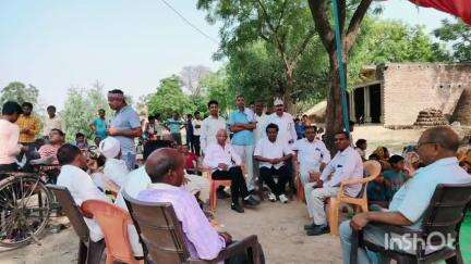 कलान: ग्राम पहाड़पुर में बुद्ध बिजडम सोसाइटी द्वारा एक मीटिंग का आयोजन हुआ