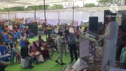 ग्राम पंचायत जोगेसरा में आयोजित समाधान शिविर, हितग्राहियों को विभिन्न विभागों द्वारा सामग्री का वितरण किया गया