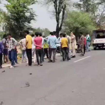 राजगढ़: कोठी नारायणपुर मेगा हाईवे पर जीरावली मोड के समीप टक्कर से बाइक सवार युवक की हुई दर्दनाक मौत