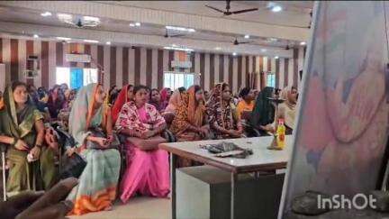 भानपुर: अहिल्याबाई होल्कर की त्रिशताब्दी के अवसर पर रामनगर ब्लॉक में आयोजित कार्यक्रम में महिलाओं को किया गया सम्मानित