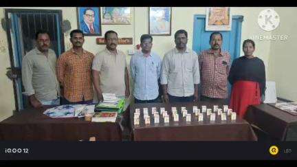 హిందూపురం ఎక్సైజ్ స్టేషన్ పరిధిలో అక్రమ మద్యం తరలిస్తున్న ముగ్గురు అరెస్ట్ 108 టెట్రా పాకెట్ల కర్ణాటక మద్యం స్వాధీనం