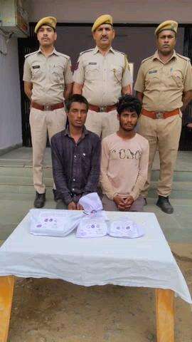 फुलेरा मु. सांभर: जयपुर ग्रामीण की रायसर थाना पुलिस ने मोटरसाइकिल और पैसे चोरी के मामले का 48 घंटे में किया खुलासा, दो आरोपियों को पकड़ा