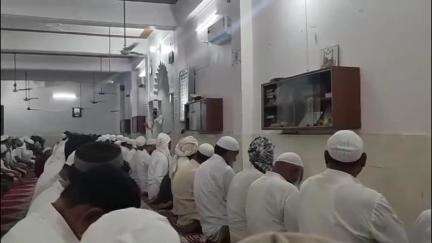 नूह: जुम्मे की नमाज के बाद नूह की मस्जिद में इमाम ने नशे की रोकथाम के लिए दिया बयान