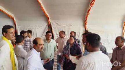 दतिया नगर: सांसद ने नवनिर्मित एयरपोर्ट के लोकार्पण हेतु की जा रही विभिन्न व्यवस्थाओं का निरीक्षण किया