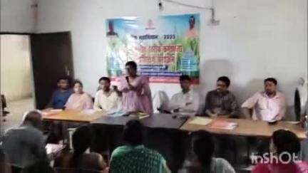 कुर्था: किसान भवन कुर्था में खरीफ फसल कार्यशाला का हुआ आयोजन