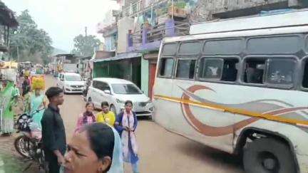 बजाग: बजाग तहसील मुख्यालय के बाजार में लगा जाम, आमजन परेशान, सोशल मीडिया पर वीडियो वायरल