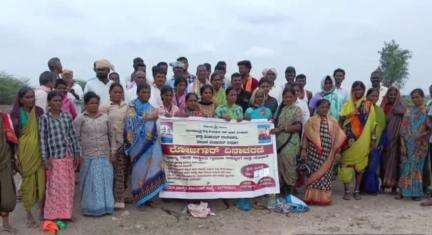 ಸಿರವಾರ: ಜಂಬಲದಿನ್ನಿ ಗ್ರಾಮದಲ್ಲಿ ರೋಜಗಾರ್ ದಿನಾಚರಣೆ ಆಚರಣೆ