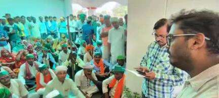 पयागपुर: पयागपुर तहसील परिसर में चार दिन से चल रहा धरना समाप्त, एसडीएम को सौंपा गया ज्ञापन
