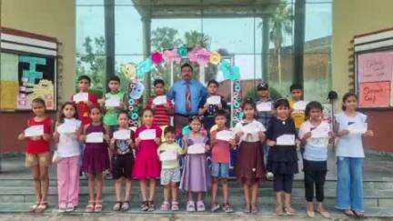 चांदपुर: नूरपुर में नहटौर रॉड स्थित रूट्स स्कूल में आयोजित हुआ आठ दिवसीय समर कैंप