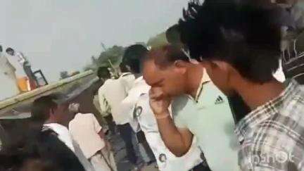 भीम: भीम में बड़ा सड़क हादसा: अहमदाबाद से जयपुर जा रही बस पलटी, 10 से अधिक यात्री घायल