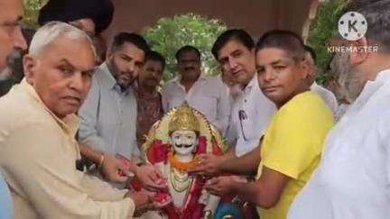 सोनीपत: विधायक निखिल मदान ने सेक्टर 27 पुलिस थाने के पास बने चौक का लोकार्पण किया