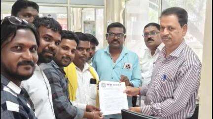 रांजणगाव परिसरातील सुनील मोटे खून प्रकरणी, पोलीस आयुक्तांना लहू प्रहार संघटनेच्या वतीने देण्यात आले निवेदन