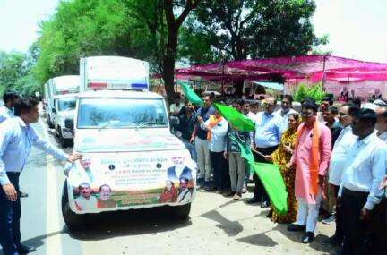 अलीराजपुर: जिले के हरसवाट में मंत्री नागर सिंह चौहान की उपस्थिति में विकसित कृषि संकल्प अभियान का शुभारंभ किया गया