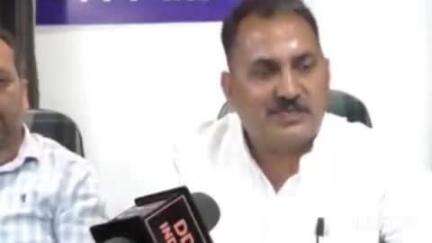 पालमपुर: भाजपा के जिला महामंत्री राजेश रानू ने पालमपुर में प्रेस वार्ता को संबोधित किया