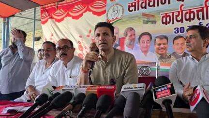 सिवनी: सिवनी में PCC चीफ जीतू पटवारी ने सेना के अपमान पर पीएम मोदी और अमित शाह पर साधा निशाना