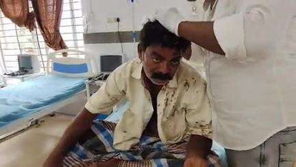 జంగాలపల్లి గ్రామంలో కుటుంబ కలహాలతో మామ పై కూడలి తరఫున బంధువుల దాడి