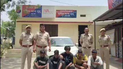 फुलेरा मु. सांभर: जयपुर ग्रामीण की दूदू थाना पुलिस ने वाल्मीकि समाज के 49 सूअर चुराने वाले गिरोह के 5 बदमाशों को किया गिरफ्तार