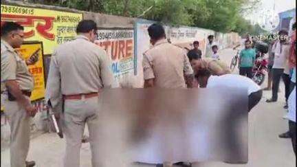 फिरोज़ाबाद: सीएल जैन कॉलेज के नाले के पास एक शख्स की लाश मिलने से फैली सनसनी