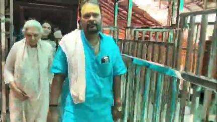 खंडवा: उत्तर प्रदेश की राज्यपाल आनंदीबेन पटेल पहुंचीं खंडवा, बाबा ओंकारेश्वर की पूजा अर्चना की