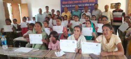 कलान राजकीय इंटर कालेज कलान में कौशल विकास के अंतर्गत "कौशल दिक्षांत समारोह"का  आयोजन।