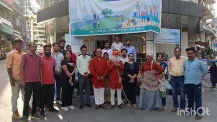 बमसन: पॉवर ग्रिड कॉरपोरेशन ने गांधी चौक पर स्वच्छता का संदेश दिया, 16 से 31 मई तक स्वच्छता पखवाड़ा मनाया जा रहा है