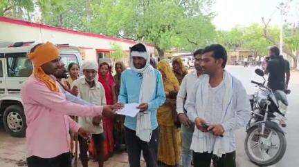 निवाड़ी: गोली चलाकर जान से मारने के मामले में आरोपियों की गिरफ्तारी के लिए एसपी को दिया आवेदन