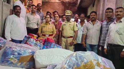 अमरावती: गुटखा मालावर गाडगेनगर  पोलिस स्टेशन हद्दीत रेड करुन १० लाख ४३ हजार ८६०/-रु. चा विविध गुटखा माल आरोपीसह  ताब्यात