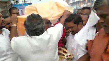தருமபுரி: இண்டூர் பகுதியில் புதிதாக நியமிக்கப்பட்ட நல்லம்பள்ளி மேற்கு ஒன்றிய பொறுப்பாளருக்கு வரவேற்பு..
