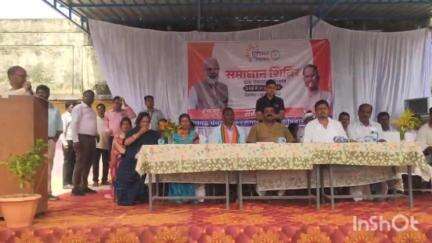 फरसगांव: ग्राम बोरगांव में अंतिम समाधान शिविर का आयोजन किया गया, विधायक नीलकंठ टेकाम हुए शामिल