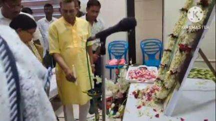 কুলপি: কুলপি বিডি অফিসে সাংস্কৃতিক অনুষ্ঠানে উপস্থিত বিধায়ক যোগরঞ্জন হালদার।