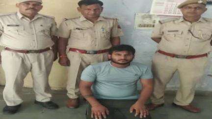 वैर: हलैना थाना पुलिस ने अवैध हथियार के साथ एक आरोपी को किया गिरफ्तार, बरामद हुई 1 पिस्टल, 2 मैग्जीन और 6 कारतूस
