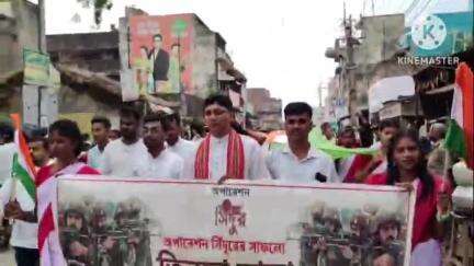 জয়পুর: তিরঙ্গা যাত্রায় অপারেশন সিঁদুরের সাফল্য উদযাপন জয়পুরে এভিভিপির