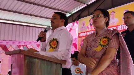 "नायाब सपना, स्वस्थ-समृद्ध हरियाणा अपना" कार्यक्रम में मुख्यमंत्री श्री नायब सैनी जी के ओएसडी श्री वीरेन्द्र बढ़खालसा जी।