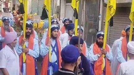जगाधरी: श्री गुरु अर्जन देव जी के शहीदी दिवस पर जगाधरी में निकाला गया नगर कीर्तन