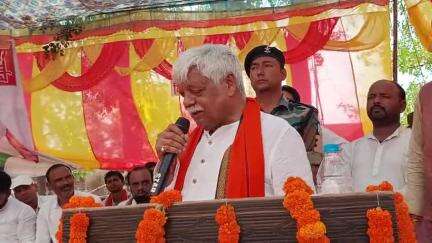 हैदरनगर: पलामू सांसद विष्णुदयाल राम ने प्रधानमंत्री ग्रामीण सड़क योजना से 16 सड़के स्वीकृति की दी जानकारी