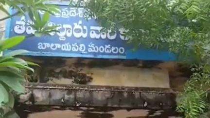 స్మశాన స్థలం ఆక్రమణదారులపై చర్యలు తీసుకోవాలంటూ డక్కిలి తహసీల్దార్ కార్యాలయం ఎదుట ఆందోళన #localissue