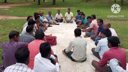 জয়পুর: মেরা বুথ সবচেয়ে মজবুত এ-ই শ্লোগান কে সফল করতে বিজেপির সাংগঠনিক বৈঠক কামুখাপ স্কুল মাঠে