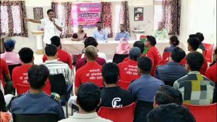 खालवा: ओंकारेश्वर में अल्पविराम कार्यशाला का आयोजन किया गया